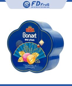 Kẹo cứng sữa trái cây Bonart (HT hoa mai) 90g