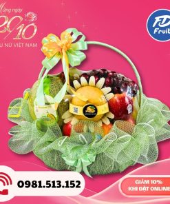 Giỏ - Hộp trái cây dành tặng ngày Phụ Nữ Việt Nam 20/18