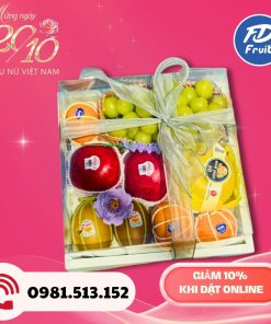 Giỏ - Hộp trái cây dành tặng ngày Phụ Nữ Việt Nam 20/22