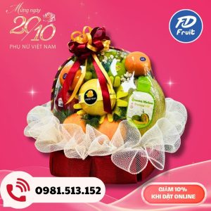 Giỏ - Hộp trái cây dành tặng ngày Phụ Nữ Việt Nam 20/14
