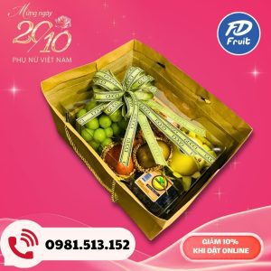 Giỏ - Hộp trái cây dành tặng ngày Phụ Nữ Việt Nam 20/15