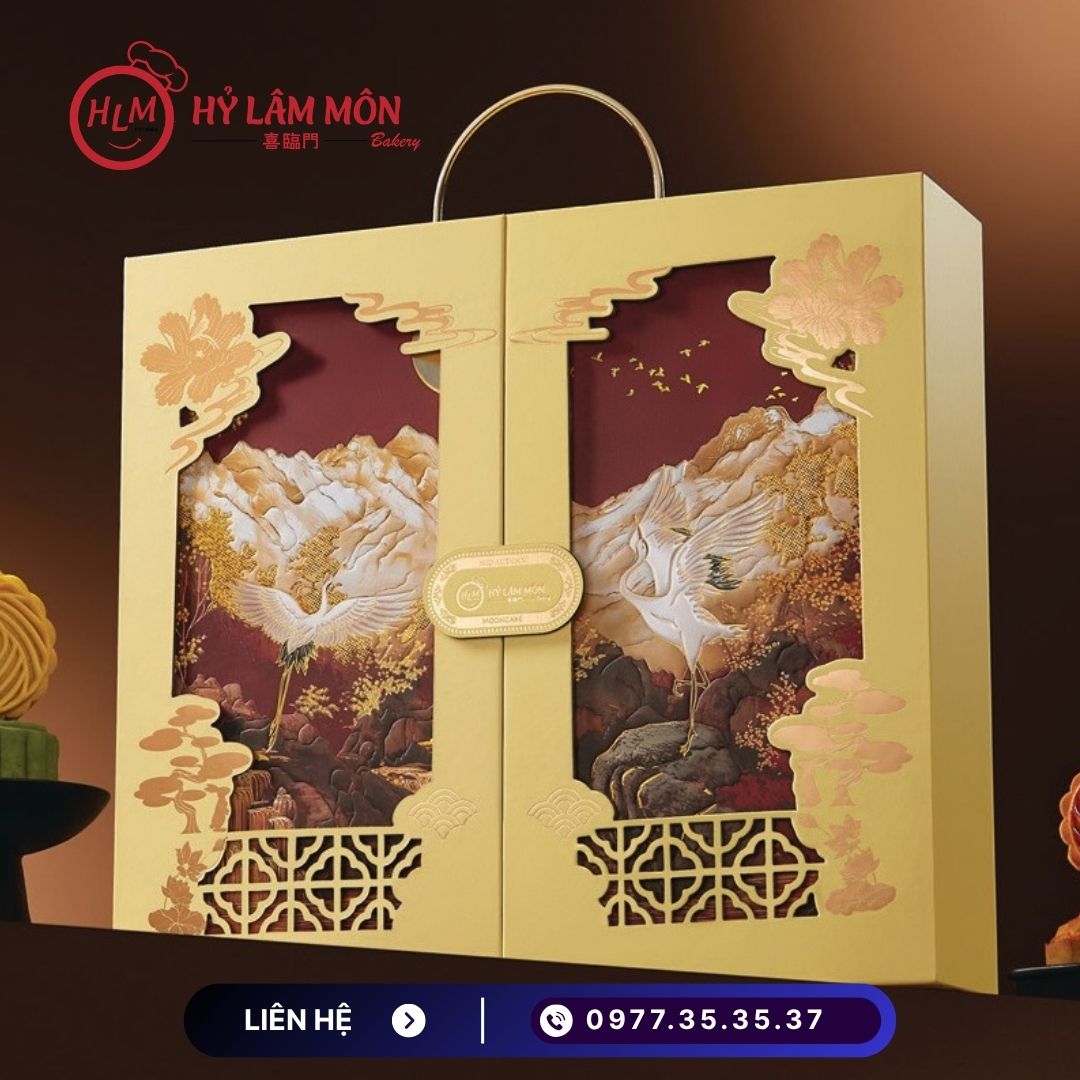 Hộp Quà Trung Thu Doanh Nghiệp 2026 – Phúc Vinh Giá Đáo - Hỷ Lâm Môn